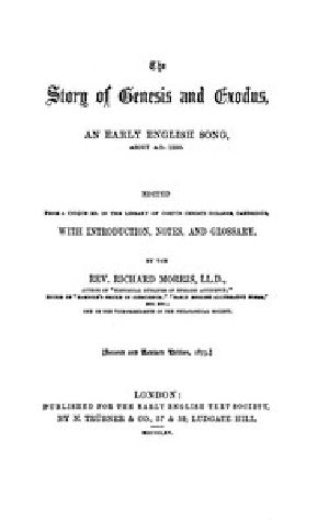 [Gutenberg 50685] • The Story of Genesis and Exodus: An Early English Song, about 1250 A.D.